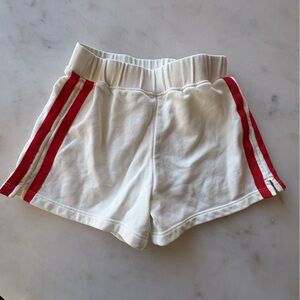 Crewcuts White and Red Athletic Shorts